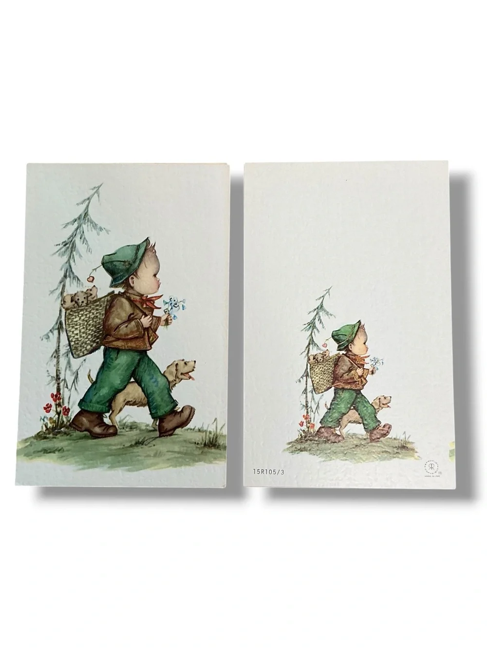 Set of 13 Vintage Anneliese Little Helpers Greeting Cards